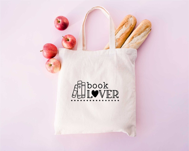Book Lover Tote Bag, Book Tote Bag, Canvas Tote bag, Tarot Tote bag, Reader Tote bag, Book lover Tote bag, Bookish Bag, Book bag, Bookish image 1