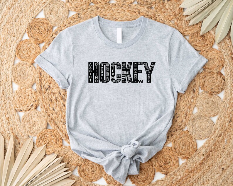 Hockey Shirt for Women, Gift for Hockey Player TShirt for Daughter, Hockey Gift for Hockey Season, Funny Ice Hockey Gift for Her image 4