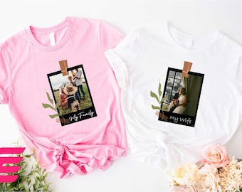 Custom Shirt, Custom Photo Shirt,Custom Text Shirt,Custom Polaroid Shirt,Polaroid Photo Shirt,Custom Text And Photo Shirt,Personalized Shirt