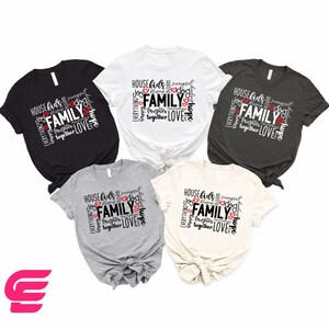 Family Shirts,Family Matching Shirt,Family Love Shirt,Family Reunion Shirt,Family Love Shirt,Family Gifts,Family Vacation Shirt,Gift Fer Her image 1