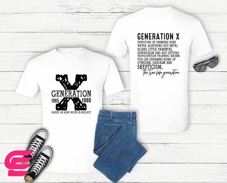 Generation X Shirt, Gen X Shirt, Rasied On Hose Water And Neglect Shirt, FAFO Generation Shirt, Back And Front Shirt, Generation X T-shirt image 2