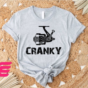 a t - shirt with the word cranky printed on it