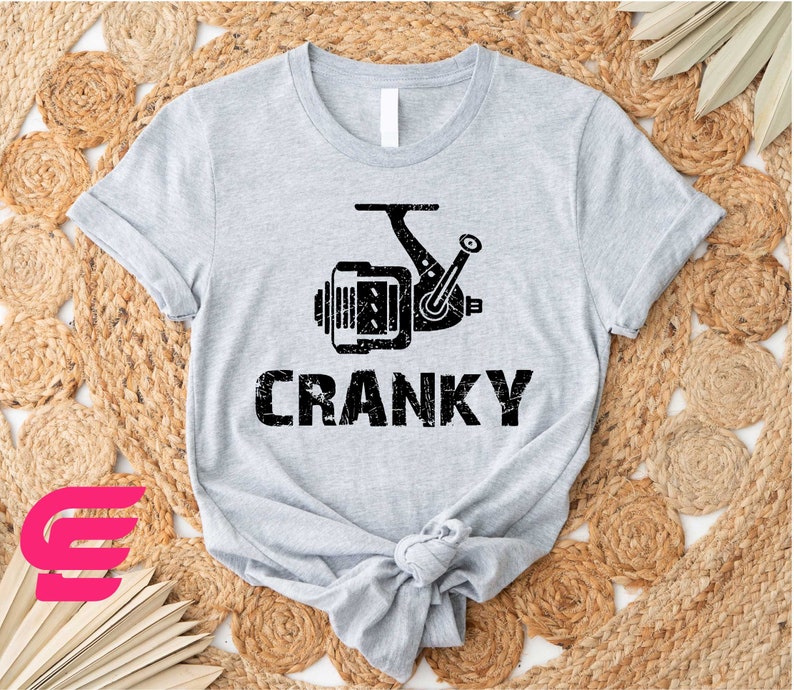 a t - shirt with the word cranky printed on it
