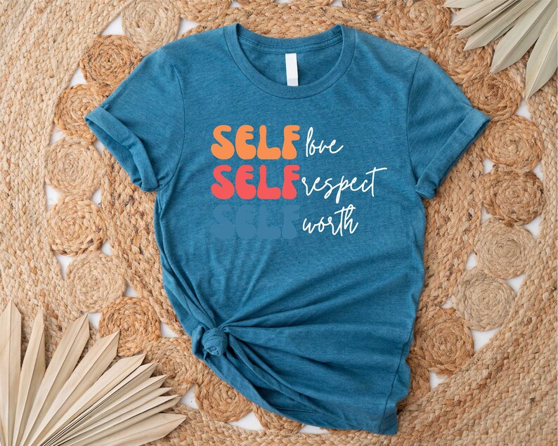 Self Care Shirt, Self Love Shirt, Self Respect Shirt, Motivational Shirt, Anxiety Shirt, Therapist Shirt, Psychologist Tee, Shirt Bild 3