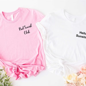 Pocket Custom Shirt, Custom Text Shirt, Custom T-shirt, Personalized T-Shirt, Personalized Shirt, Custom Unisex Shirts, Custom Logo T-Shirt