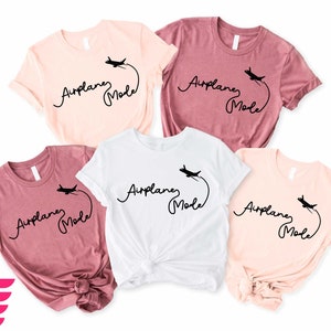 Airplane Mode Shirt, Airplane, Travel Shirt, Family Vacation Shirt, Travel Gifts,Girls Trip Shirts,Groups Shirt,Summer Shirt,Gift For Friend image 1