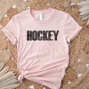 Hockey Shirt for Women, Gift for Hockey Player TShirt for Daughter, Hockey Gift for Hockey Season, Funny Ice Hockey Gift for Her image 2
