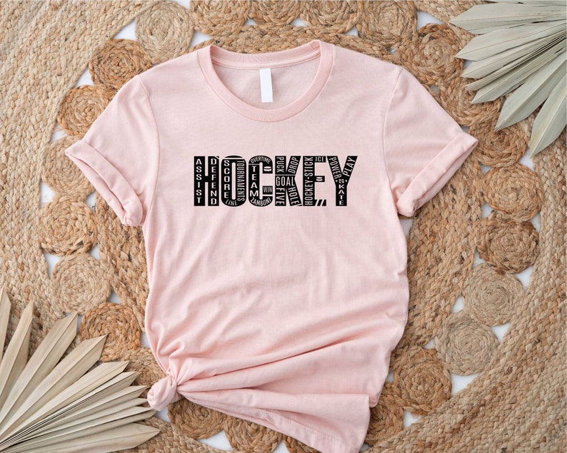 Hockey Shirt for Women, Gift for Hockey Player TShirt for Daughter, Hockey Gift for Hockey Season, Funny Ice Hockey Gift for Her image 2
