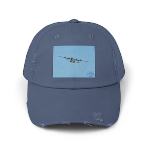 Antarctica LC130 Plane Distressed Cap: Vintage Style Ball Cap