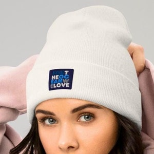 Marine Life Ocean Conservation Embroidered Cuffed Hat | For The Ocean We Love Beanie