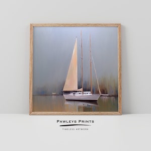 Boat, Lake, Sailboat, Wall Art, Home Decor, Wall Decor, Digital Prints, Digital Downloads, Art, Art Prints, Printable Wall Art, Digital Art