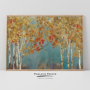 Fall, Trees, Birch, Wall Art, Home Decor, Wall Decor, Digital prints, Decor, Art, Digital Prints, Art Prints, Digital Download, Printable