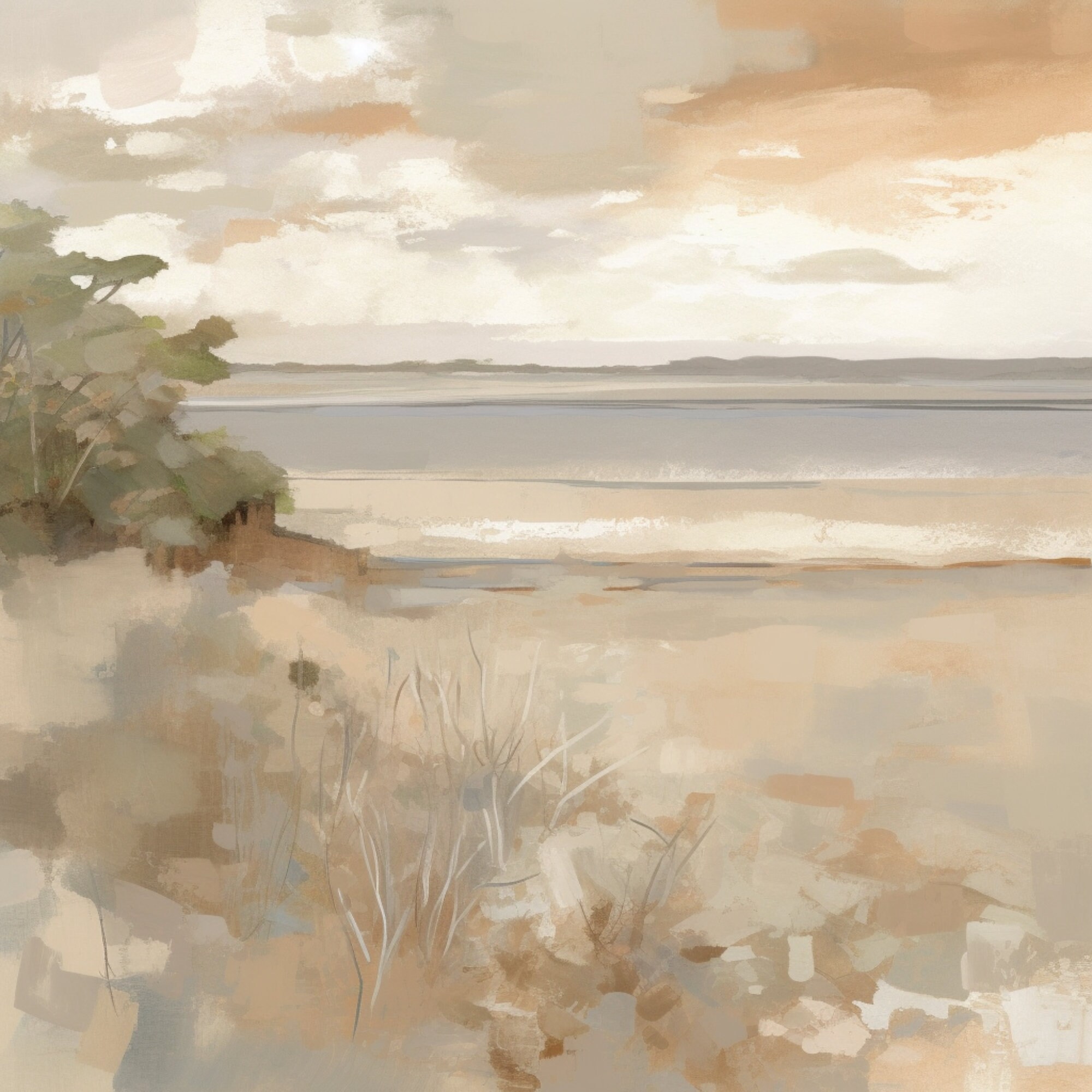 Beach, Ocean, Abstract, Wall Art, Home Decor, Wall Decor, Digital ...