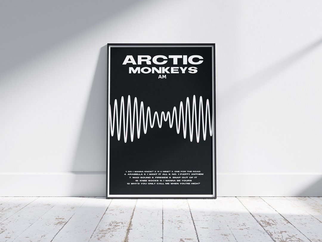 Arctic Monkeys Poster Print | Am Album | Music Poster | Album Cover Poster | Wall Decor | Music Gift | Room Decor