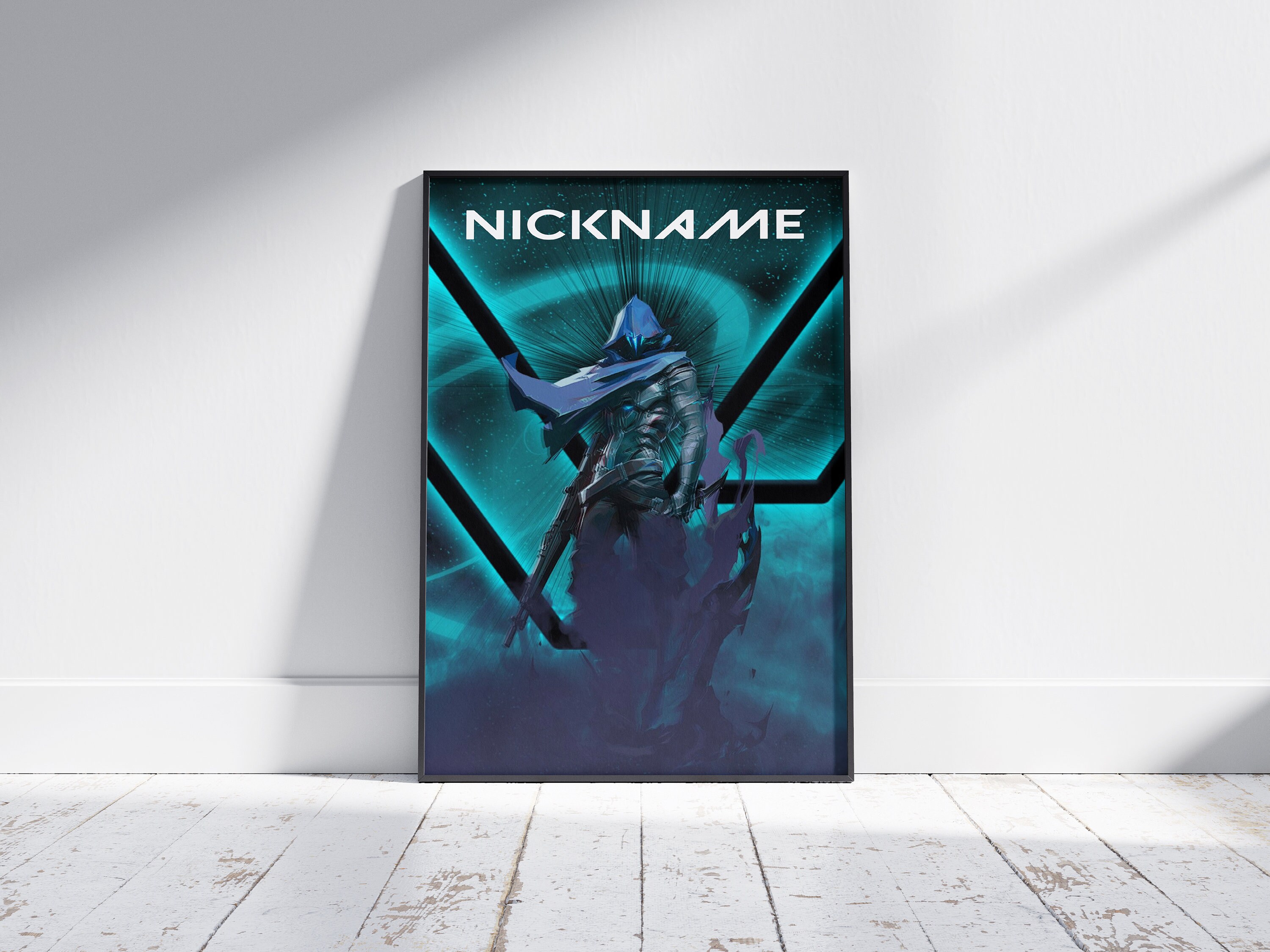 Valorant Game ( Omen ) 70cm x 40cm sticker poster: Buy Online at