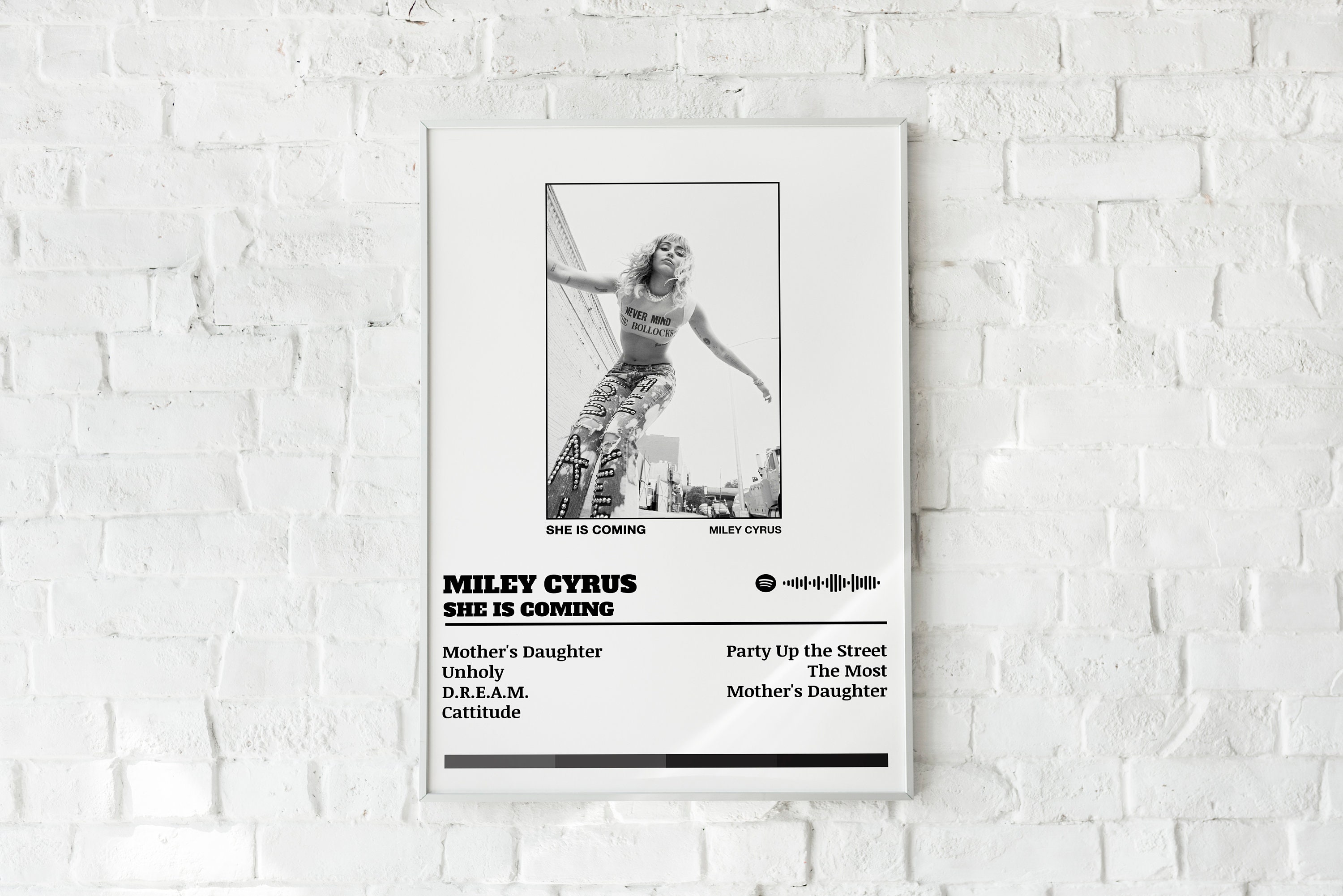 miley-cyrus-poster-print-she-is-coming-poster-music-poster-etsy