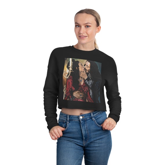Women's Cropped Sweatshirt Bram Stokers Dracula