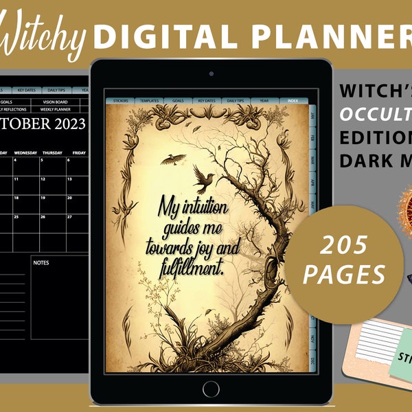 2024 Witch Calendar Etsy