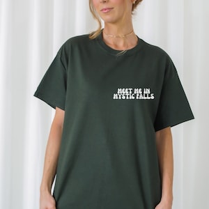 Mystic Falls TShirt, Tvd Shirt, Tvd Merch, Tvd Apparel, The Salvatore Brothers, Damon Salvatore Shirt, Stefan Salvatore Shirt, Tvd Fan Gift