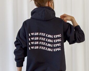 Feeling Epic Hoodie, Tvd Shirt, Tvd Merch, Tvd Apparel, The Salvatore Brothers, Damon Salvatore Shirt, Stefan Salvatore Shirt, Tvd Gift