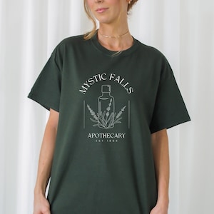 Mystic Falls TShirt, Tvd Shirt, Tvd Merch, Tvd Apparel, The Salvatore Brothers, Damon Salvatore Shirt, Stefan Salvatore Shirt, Tvd Fan Gift