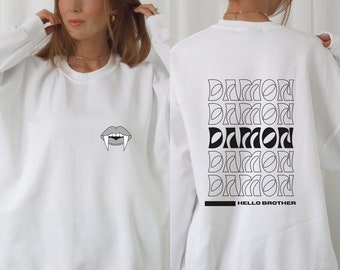 Damon Salvatore Sweatshirt, Tvd Shirt, Tvd Merch, Tvd Apparel, The Salvatore Brothers, Damon Salvatore Shirt, Tvd Gift