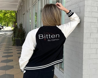 Bitten By Damon Jacket, Tvd Shirt, Tvd Merch, Tvd Apparel, The Salvatore Brothers, Damon Salvatore Shirt, Damon Salvator Merch, Tvd Fan Gift