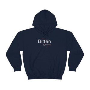 Bitten By Damon Hoodie, Tvd Shirt, Tvd Merch, Tvd Apparel, The Salvatore Brothers, Damon Salvatore Shirt, Damon Salvator Merch image 4