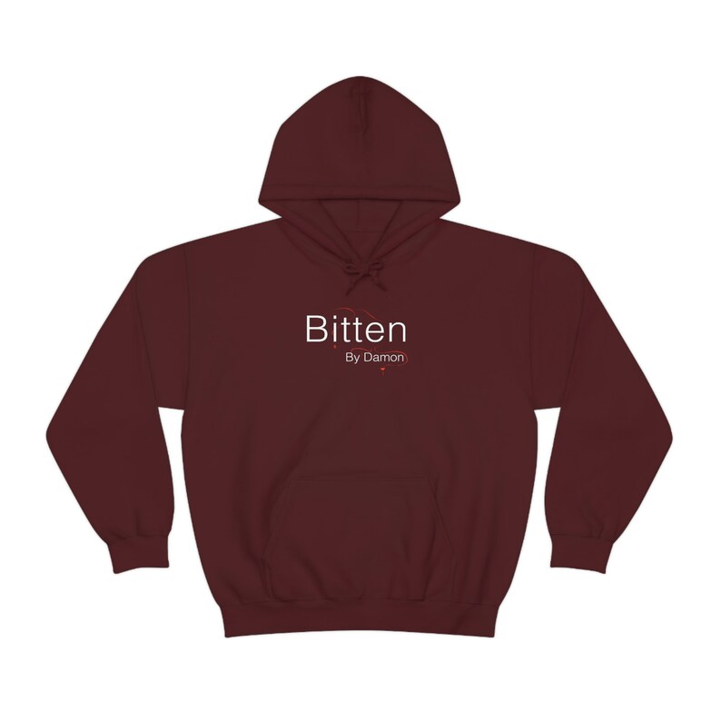 Bitten By Damon Hoodie, Tvd Shirt, Tvd Merch, Tvd Apparel, The Salvatore Brothers, Damon Salvatore Shirt, Damon Salvator Merch image 6