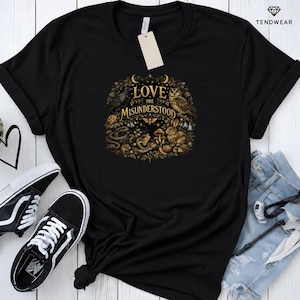 Love The Misunderstood Bat Raven Cat Snake Spider Moth Frog PNG Halloween Gothic (Digital Download)