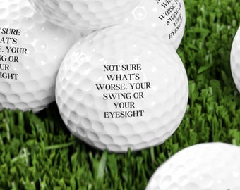 Funny Golf Balls, Perfect Gift for Husband, Golf Ball Gift, Gift for Dad, Gift for Golfer, Golf Gifts for Men, Golf Ball Christmas Gift