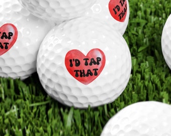 Valentinstag Golfbälle, Happy Valentines Day Golf Geschenk, Golf Geschenk für Valentinstag, Geschenk für Mann, Geschenk für Freund, Golfer Geschenk