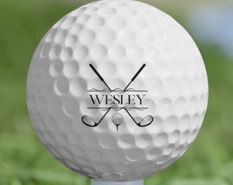 Custom Golf Balls, Set of Six, Personalized Golf Balls, Makes a Great Gift for Husband, High Quality Custom Made Monogrammed Golf Balls