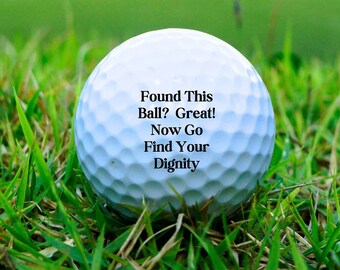 Funny Golf Balls, Perfect Gift for Husband, Golf Ball Gift, Gift for Dad, Gift for Golfer, Golf Gifts for Men, Golf Ball Christmas Gift