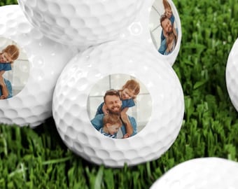 Benutzerdefinierte Foto-Golfbälle, personalisierte Golfbälle, Geschenk für Ehemann, Golf-Geschenke für Männer, Geschenk für Großvater, Vatertag, Trauzeuge Geschenk