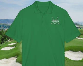 Custom Embroidered Golf Polo, Personalized Golf Shirt, Monogram Golf Polo, Gift for Dad, Father's Day Gift, Golf Gift for Him, Golf Top