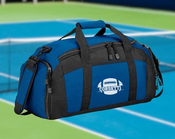 Custom Embroidered Football Bag, Personalized Gym Bag, Football Travel Bag, Team Bag, Coach Gift, Football Player Gift, Sport Bag, Varisty