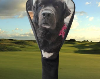 Custom Golf Club Cover, Personalized Club Cover For Dog Mom, Customized Golf Club Head Cover for Dog Owner, Gift for Dog Parent, Canine Gift