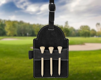 Personalisierter Golf-Taschenanhänger, lasergravierter individueller Taschenanhänger, Golf-Club-Taschenanhänger, Golf-Geschenke für Männer, Golf-Turnier-Geschenk, Golf-Zubehör