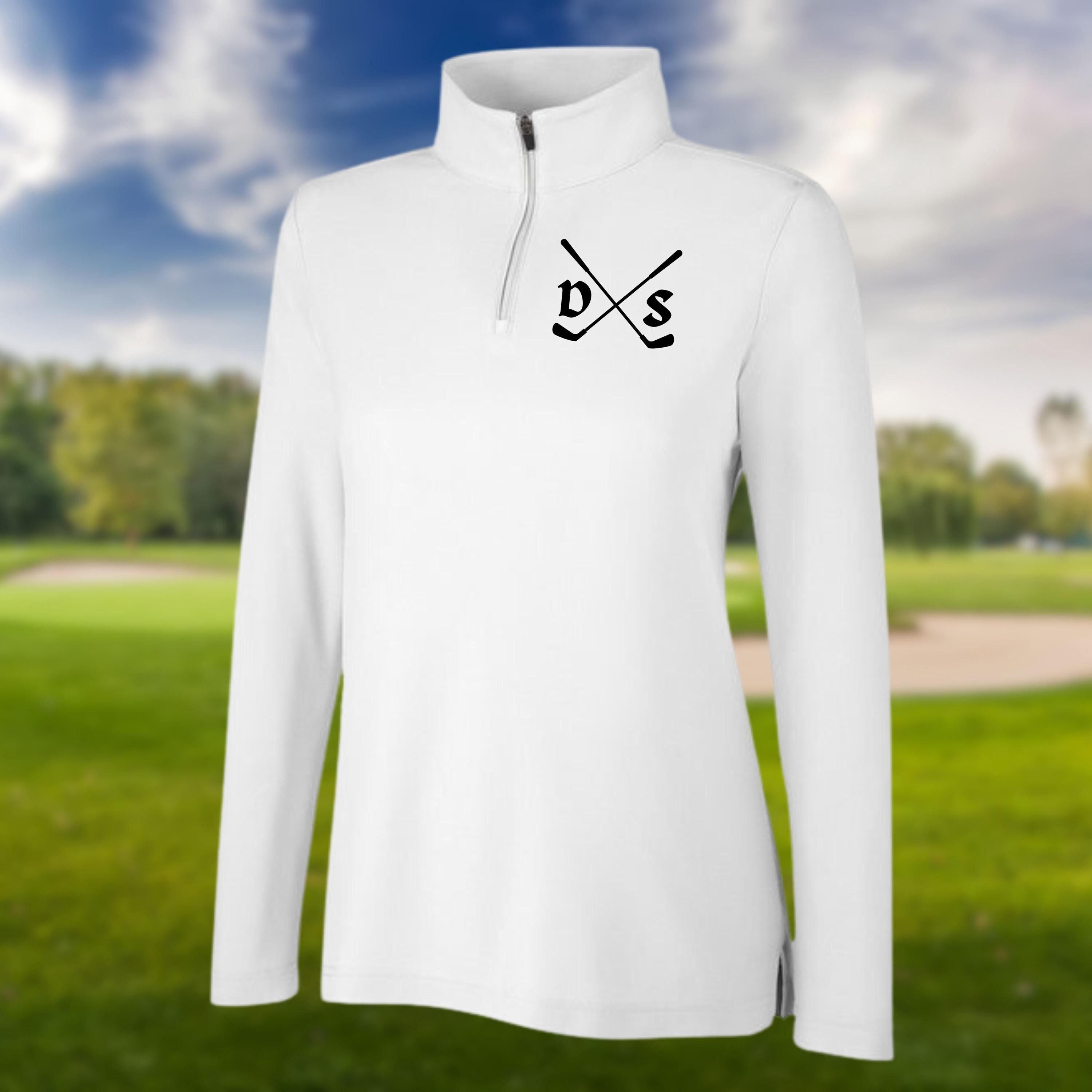 Custom Monogrammed Golf Quarter Zip, Personalized Sweater, Golf