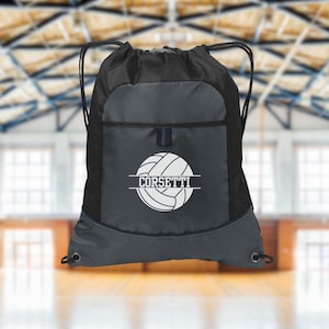 Personalisierter Beachvolleyball-Rucksack, benutzerdefinierter Beachvolleyball-Rucksack, benutzerdefinierte Kordelzugtasche, Beachvolleyball-Mannschaft, Beachvolleyball-Trainer, Beachvolleyball-Mama
