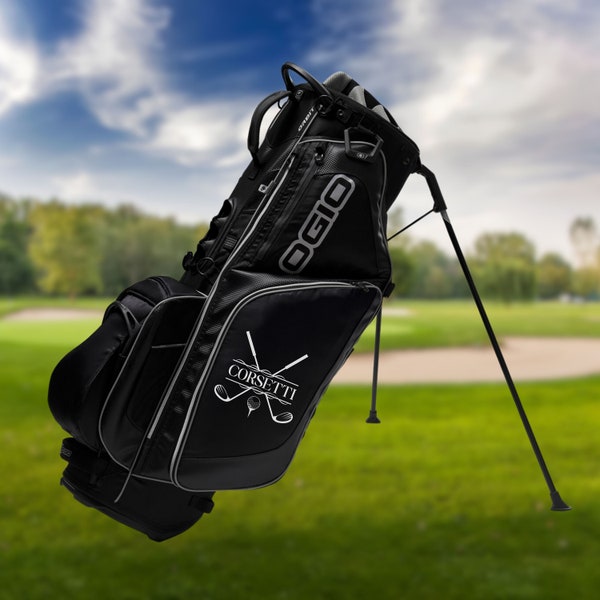 Personalized Golf Bag, Custom Golf Cart Bag, Golf Carry Bag, Golf Club Bag, Golf Gifts for Men, Golf Tournament Gift, Father's Day Gift