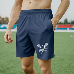 Custom Monogrammed Lacrosse Shorts, Personalized Lacrosse Practice Shorts, Customized Lax Shorts, Lacrosse Team Shorts, Lacrosse Coach Gift