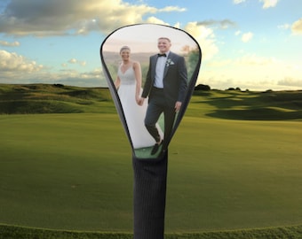 Custom Golf Club Cover, Personalized Driver Cover, Customized Golf Head Cover, Gift for Husband, Marriage Gift, Bachelor Party Golf Gift
