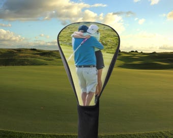 Custom Golf Club Cover, Personalized Club Cover For Dad, Customized Golf Club Head Cover, Golf Gifts Ideas, Golf Gifts for Him, Father's Day