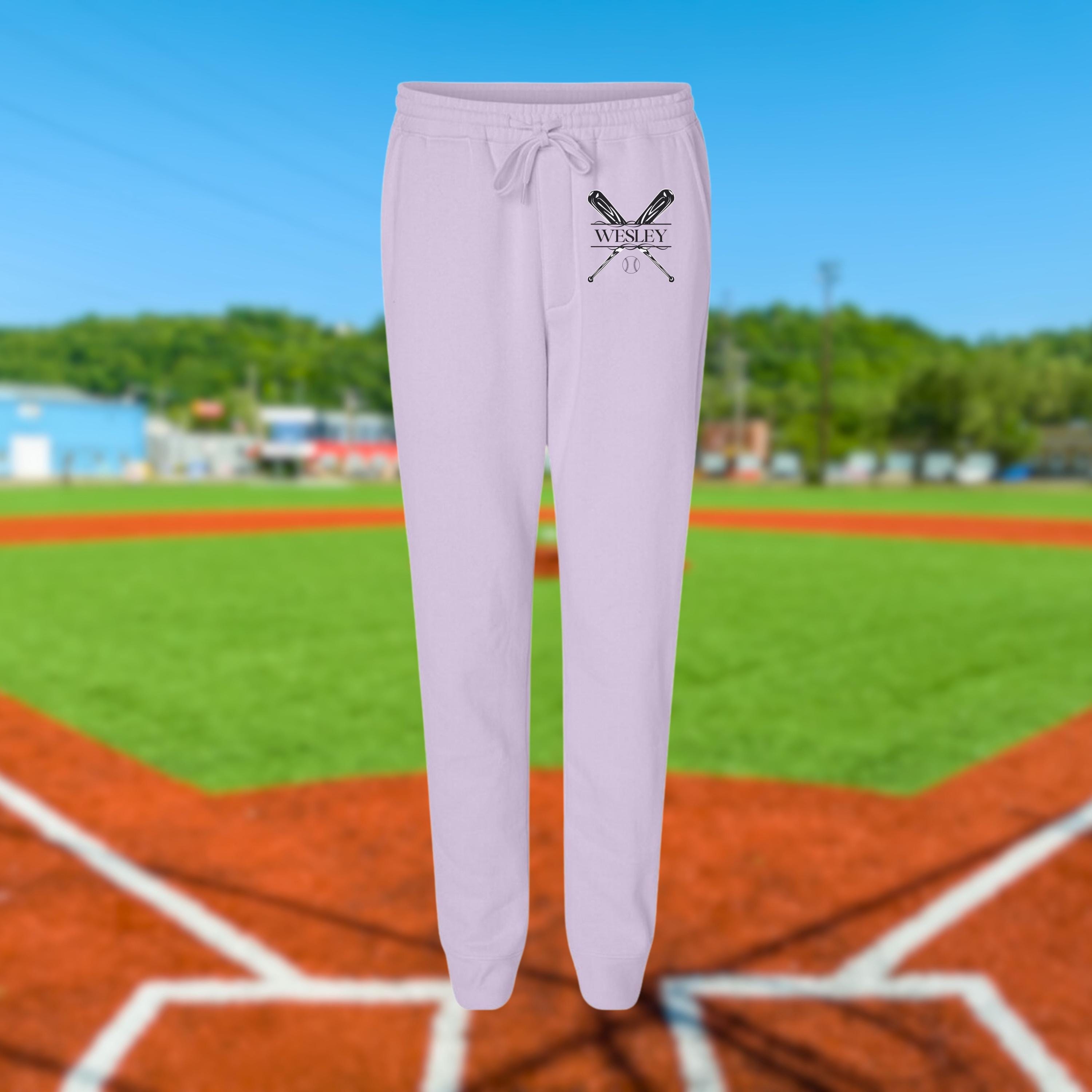 Personalized Baseball Sweatpants, Custom Sport Pants, Custom