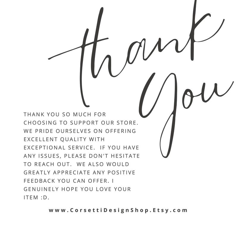 a thank card with the words thank you