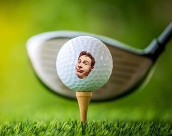 Pelotas de golf personalizadas, regalo divertido, pelota de golf personalizada, pelotas de golf con dibujos animados, pelotas de golf para perros, regalo para golfistas, regalo de golf para hombres, Día del Padre