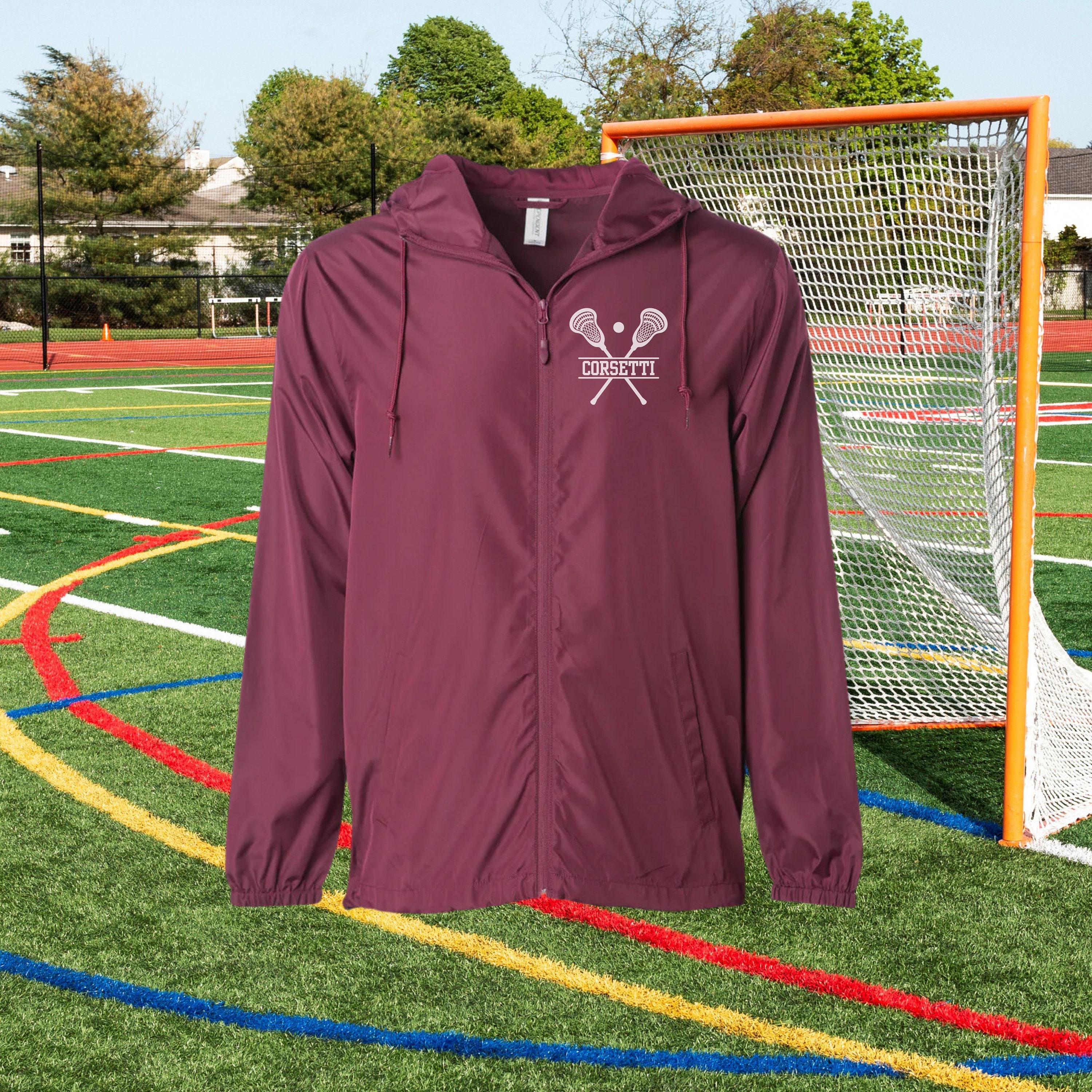 Men's Lightweight Lacrosse Jacket, Personalized Monogram Lacrosse