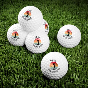 Custom Birthday Golf Ball, Personalized Bday Gift, 50 Year Old Gift, Gift for Golfer, Golf Lover Gift, Custom Birthday Gift, Customized Ball image 1